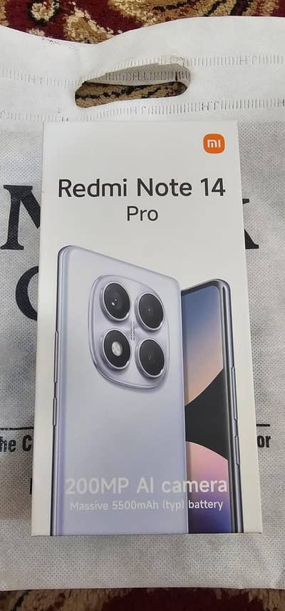 Redmi note 14 Pro 8 ram 256 GB with warranty