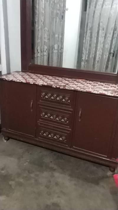 wooden dressing stand