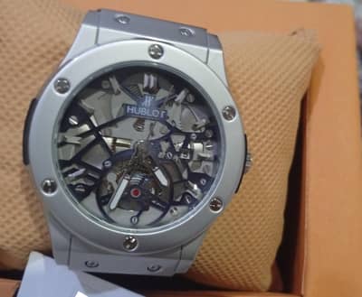 Hublot mens watch With date - Aero fusion Silver