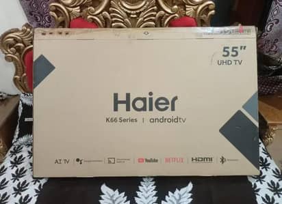 Haier K66 Series 55" Android UHD Smart LED TV