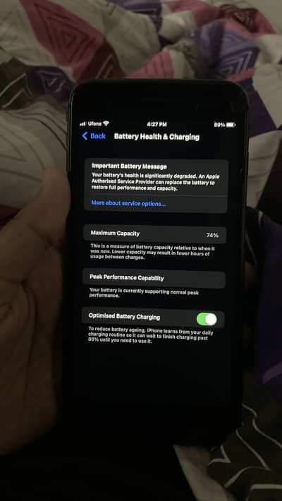 iphone 8 plus 64gb pta front back cracked but total original