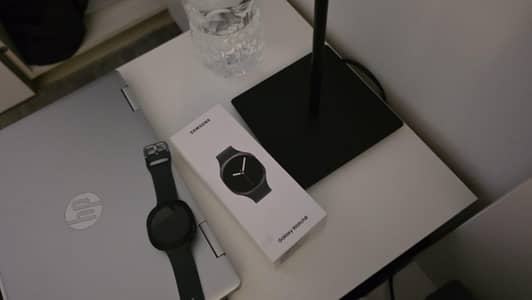 Galaxy Watch 8 - 44mm  - With Box and  jtech Case + Screen Protector