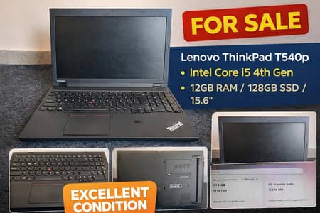 i5 4th Gen 12 GB RAM and 128 GB SSD