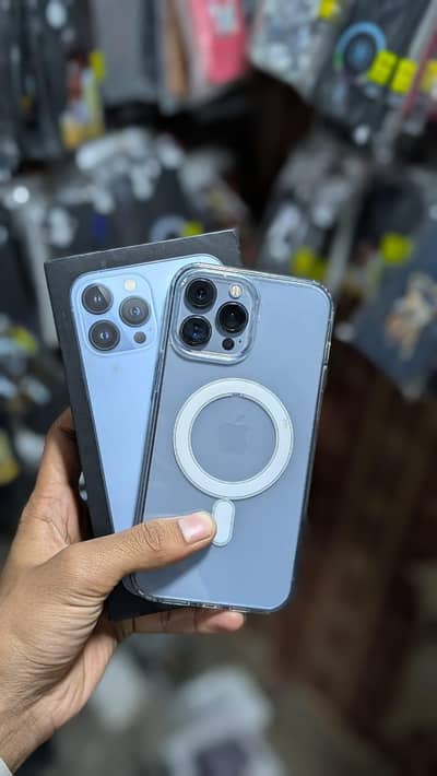 iPhone 13 Pro Max JV 128GB | Blue | 10/10 Condition | Box & Cable