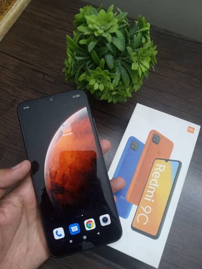 Redmi 9c 3/64 Pta approved with box