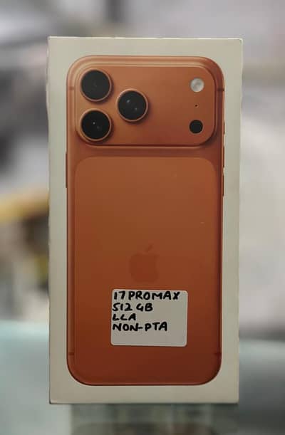 Apple 17 Pro Max 512GB Lla Box pack non pta non active