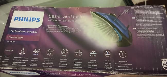 Panasonic and Philips Imported Steam and Dry Dual Function