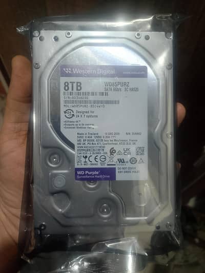 Brand new hard drives 8TB/4TB