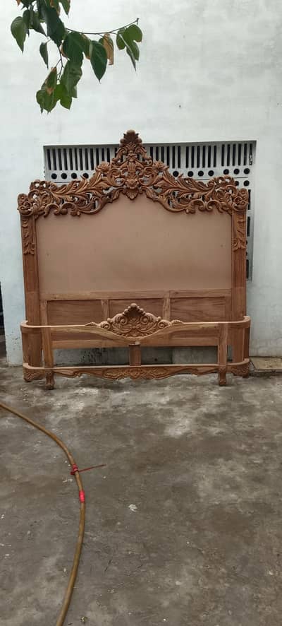 pure Sheesham wood antique bedset