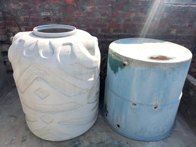 2 Pani wali tanki or ek DC cooler 12 volt with supply