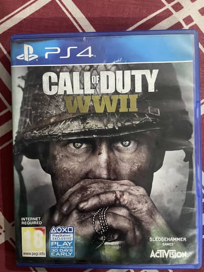 Call of Duty: WWII PS4 Game Disc Excellent Condition Original