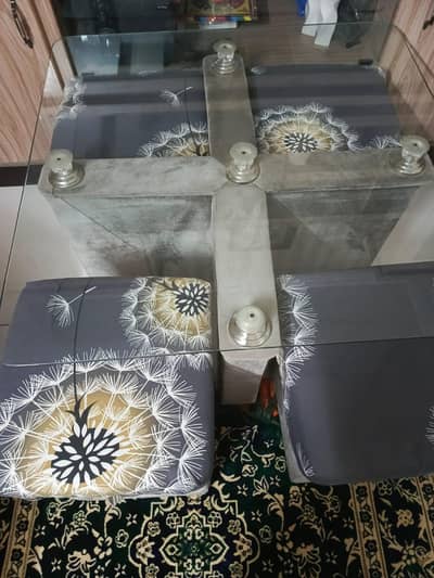 Center table with stools