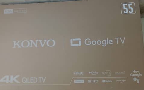 konvo QLED 4k google tv