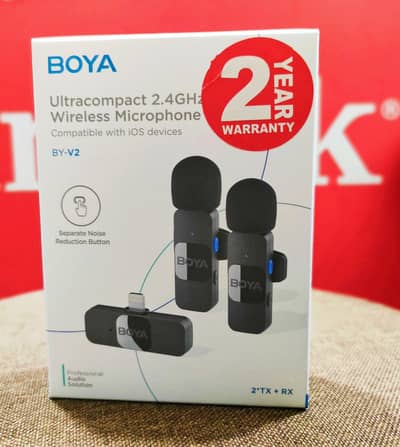 Boya BY-V2 Wireless Microphone For Iphone