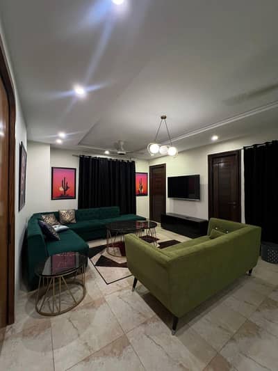 Fully Furnished, 2 Beds Apartment For Rent In Ex Air Avenue DHA Phase 8 Airport Road Lahore