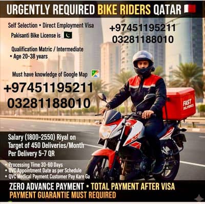 Bike rider for Qatar