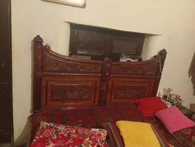 bed dressing sidetables full set for sale