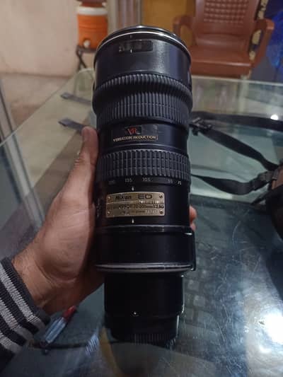 Nikon lens G1 70x200mm f2.8