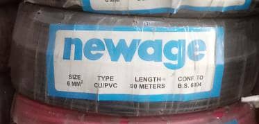 Newage Cable 6mm Single Core
