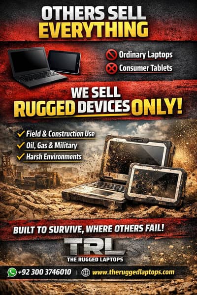 Panasonic TOUGHBOOK & TOUGHPAD | TRL Pakistan Rugged Laptops & Tablets