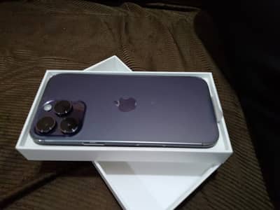 I phone 14 pro max 256 deep purple