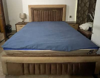 Slightly Used Complete Bed Set with Dressing and Cupboard for Sale