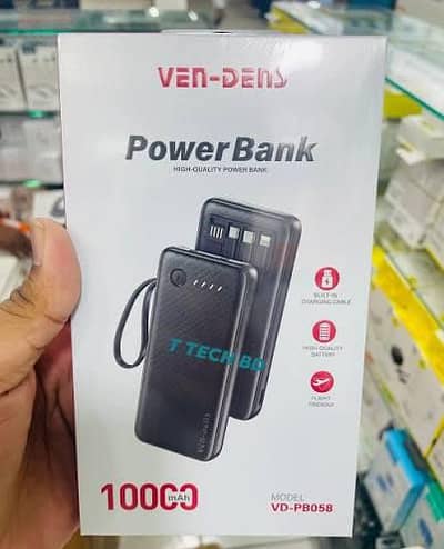 VEN DENS 10000mah POWER BANK MODEL VD-PB058