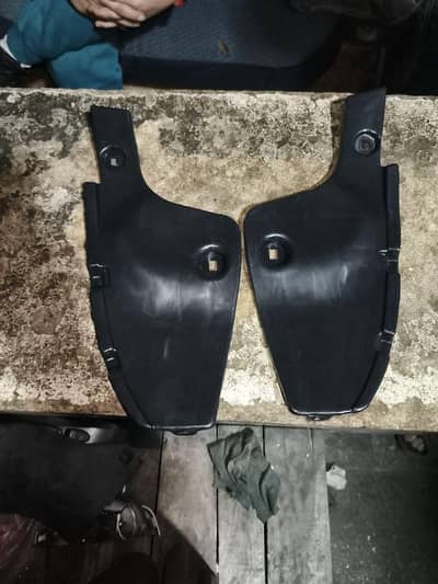 Toyota Belta Rear Bumper Splash Shields - Belta Back Bumper Shields