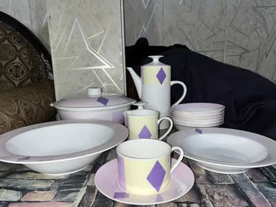 Premium Bone China Dinner Set -  Complete Set