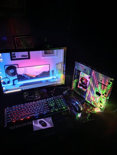 Gaming + Editing Pc setup new box packed 7th generation