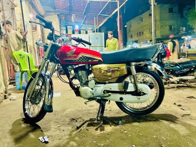 Honda CG 125 Red Self Start