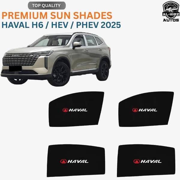 GWM Haval H6 / PHEV 2025 Window Sun Shade | UV Protection & Heat Shield | Privacy Glare Reducer