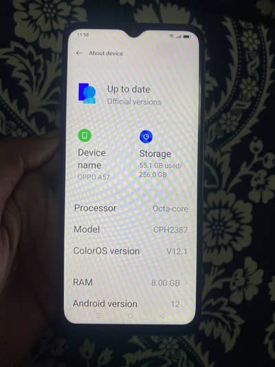 oppo A57 8gb 128gb