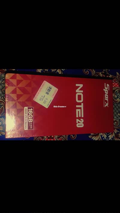 Sparkx Note 20  8+8/265gb