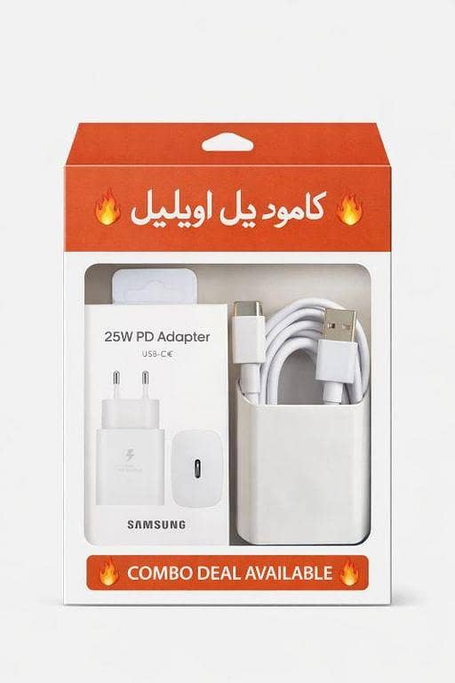 Samsung 25W PD Fast Charger + Type-C to Type-C Cable Combo Deal Available