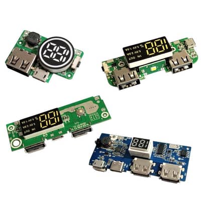 large variety of power bank modules/circuits