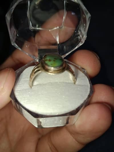 Hussaini feroza chandi ring