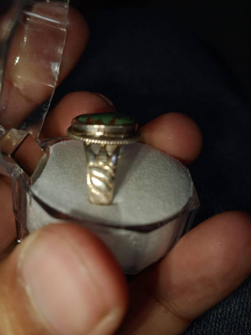 Hussaini feroza chandi ring 2