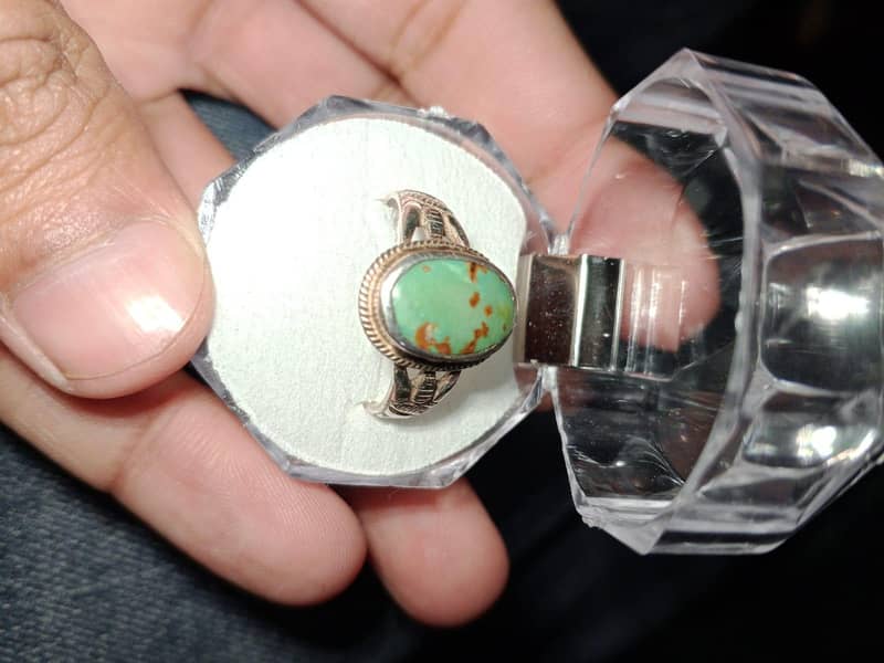 Hussaini feroza chandi ring 4