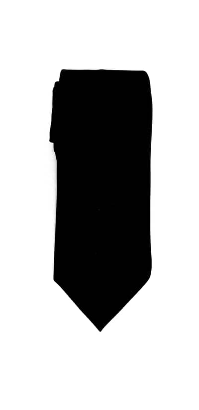 black suiting matt neck tie