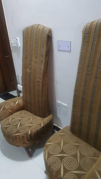 New chairs and good condition selling because of less space