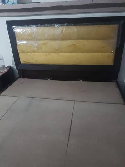 Bed,, side tables,,,and Dressing table