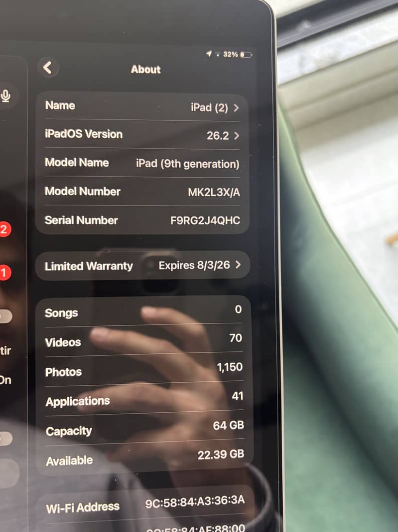 IPAD 9th generation 4