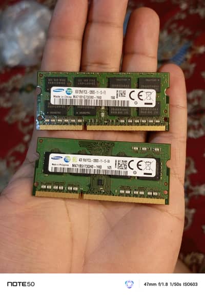 DDR Ram 8GB 4GB