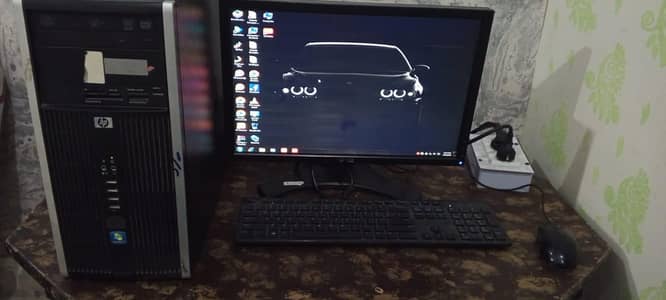 Lush HP Desktop Full Setup | Core 2 Duo | 4GB | 250GB | RGB Headset