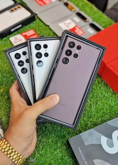 Samsung S22 ultra 12gb 512gb official pta approved box all accessories