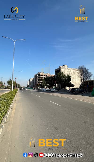 8 Marla Main Canal View Near Villa Restaurant Commercial Plot for SALE in Lake City Lahore