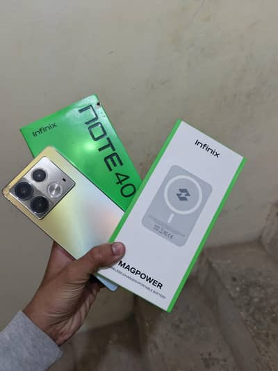 Infinix note 40 16/256 with box charger no any fault 03172914918