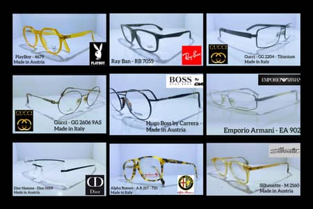 Original Eyewear Ray Ban Carrera Gucci Rayban Glasses Frame Hugo Boss