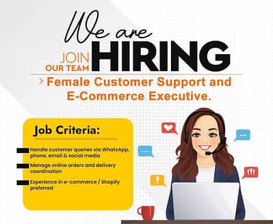 Female Staff Required